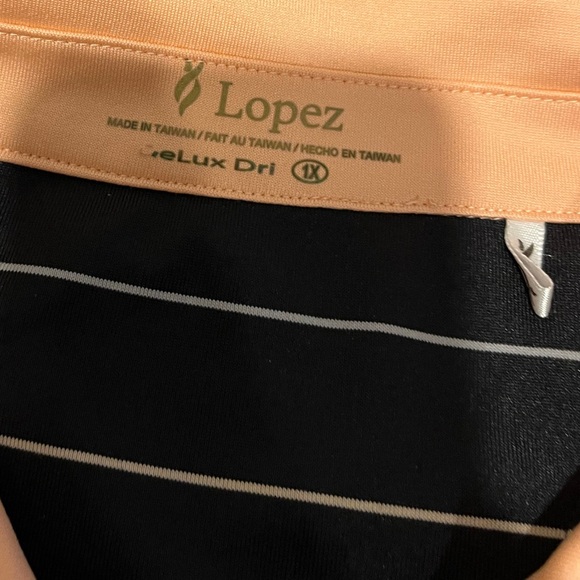 LOPEZ – Sleeveless Golf Polo Top – Size 1X - Picture 2 of 8